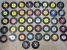 (42) Vintage 45 RPM Records -Promos- Rolling Stones- Neil Diamond - Beach Boys