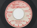 ROCKABILLY  45 - ALVIS WAYNE - DONT MEAN MAYBE BABY - HEAR - 1957 WESTPORT