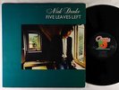 Nick Drake - Five Leaves Left LP - Antilles VG+
