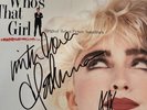 Madonna Signed Who's That Girl Soundtrack Album Signed In the 1980's.