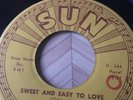 VERNON TAYLOR SWEET AND EASY TO LOVE / MYSTERY TRAIN SUN 325 US ORIGINAL 1959