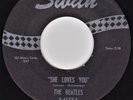 THE BEATLES    SHE LOVES YOU   ORIGINAL SWAN 45 W/O DON'T DROP OUT