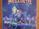 Megadeth - Rust In Peace LP 1990 fully signed