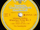 Trio Santoliquido. Brahms (Piano trio op. 8). DGG 69476-9 (4). NM(-)