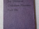 Joy Division Unknown Pleasures 1985 Reissue Box Set Cassette FAC 10C Factory