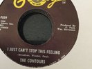 THE CONTOURS I JUST CAN'T STOP THIS FEELING / I CAN'T HELP LOVING YOU BABY 45