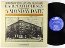 Earl Fatha Hines - A Monday Date LP - Riverside -  RLP 398 Mono DG Autograph