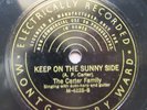 78 Carter Family Montgomery Ward M 4225 Keep On the Sunny Side / Wildwood Church