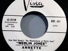 HEAR IT 60's Teener Promo 45 rpm record Annette 