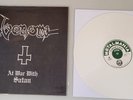 Venom At War With Satan White Vinyl LP Record new bonus tracks poster