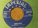 45 RPM Fats Domino IMPERIAL 5251 Rose Mary / You Said you loved Me  VG+