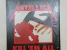 METALLICA Kill 'Em All BLCKND003R LP Red Marble Vinyl VG++ Cover Shrink Ins 2021