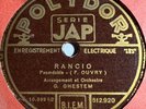 G. Ghestem : Rancio / Missy 78 tours RPM POLYDOR JAP 512.920 HOT JAZZ RARE