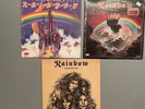 Rainbow 3 Lps Mint Rising Long Live Rock N Roll Dio Self Titled Cover VG See Pic