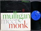 THELONIOUS MONK Meets GERRY MULLIGAN LP RIVERSIDE RLP 12-247 US 1959 MONO JAZZ