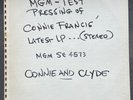 CONNIE FRANCIS CONNIE AND CLYDE RARE TEST PRESSING