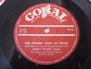 Marty Evans Aust Coral Records Single CK-10 Rockin' Rose Of Texas - Rare