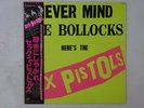 Sex Pistols Never Mind The Bollocks Here's.. Virgin VIP-6986 Japan  VINYL LP OBI