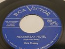 Elvis Presley- Rare RCA Blue Label Canada - Heartbreak Hotel / I Was The One