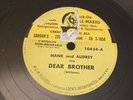 MGM 78 RPM Hank & Audrey Williams -  Dear Brother 10434 V++