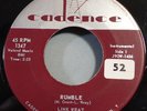 HEAR IT 50's Instrumental 45 rpm Link Wray & His Ray Men 