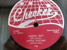 78 RPM- CHECKER 786-  LITTLE WALTER - LIGHTS OUT /YOU'RE SO FINE  1953 BLUES R&B