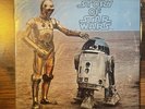 1977 The Story of STAR WARS Movie Original Soundtrack Vinyl T-550 book VG+/EX