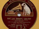 1930s 78 rpm Record NEW MAYFAIR Al Bowlly Don't Say Goodbye HMV 6251