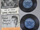 2 Original  Elvis Presley HMV EP's Love Me Tender &Good Rockin Tonight VG+/VG