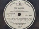 78 RPM Come And Dine Dark As A Dungeon Grandpa Jones King Records PROMO 896