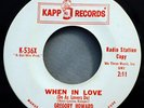 HEAR IT 60's Doo-Wop Promo 45 rpm Gregory Howard w/Group 