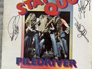 Status Quo Piledriver Vinyl Album Autographed By Frantic Four