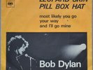 VERY RARE DENMARK  BOB DYLAN  PS SINGLE - LEOPARD-SKIN PILL-BOX HAT ( 2:20 EDIT)