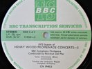 BBC TRANSCRIPTION Henry Wood Promenade Scottish National & BBC Symphony Orchestr