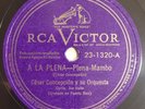 Cesar Concepcion A La Plena Mambo Cuando Pienses En RCA Victor Latin 78 RPM HEAR