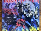 Iron Maiden The Number Of The Beast LP NEW Grey Splatter Vinyl + Insert