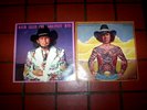 DAVID ALLAN COE ( 2 ) ORIG VINYL LP lot: 1976 GREATEST HITS / 1977 TATTOO vg+