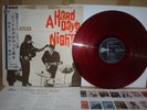 The Beatles / A Hard Day's Night, RED WAX Japan Orig. 1964 Odeon LP w/OBI Insert