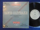 RARE FRENCH only OISTRAKH/KONDRASHIN 1959 Lp: Ravel TZIGANE Chausson POEME