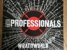 THE PROFESSIONALS - WHAT IN THE WORLD VINYL SIGNED Myers Paul Cook Sex Pistols