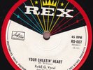 ROB E.G. Your Cheatin' Heart / 7 Foot 2 [Rex Label] 45  SirH70
