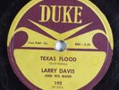 Blues R&B 78 LARRY DAVIS Texas Flood DUKE 192 HEAR 312