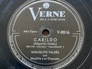 RARE MIGUELITO VALDES Afro Cuban 78rpm VERNE 10