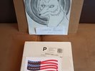 White Stripes Elephant Singles 4x7