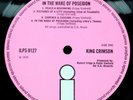 King Crimson In The Wake of Poseidon * EX+   * A1/B1 * PINK ISLAND UK 1st PRESS