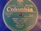 LISTEN  IRISH JIG 78 James Swift - Hough's Favorite COLUMBIA 33459 BLUE WAX E-