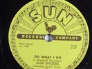 Rockabilly 78 SLIM RHODES Do What I Do SUN 256 V+ HEAR 130