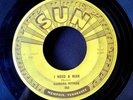 BARBARA PITMAN - I Need A Man / No Matter Who To Blame fem rockabilly '56 Sun 45