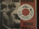 Eddie Cochran - Teenage Heaven - Used Vinyl Record 7 - ECSP Promo Copy Liberty