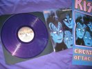 kiss CREATURES OF THE NIGHT - PURPLE VINYL + POSTER
